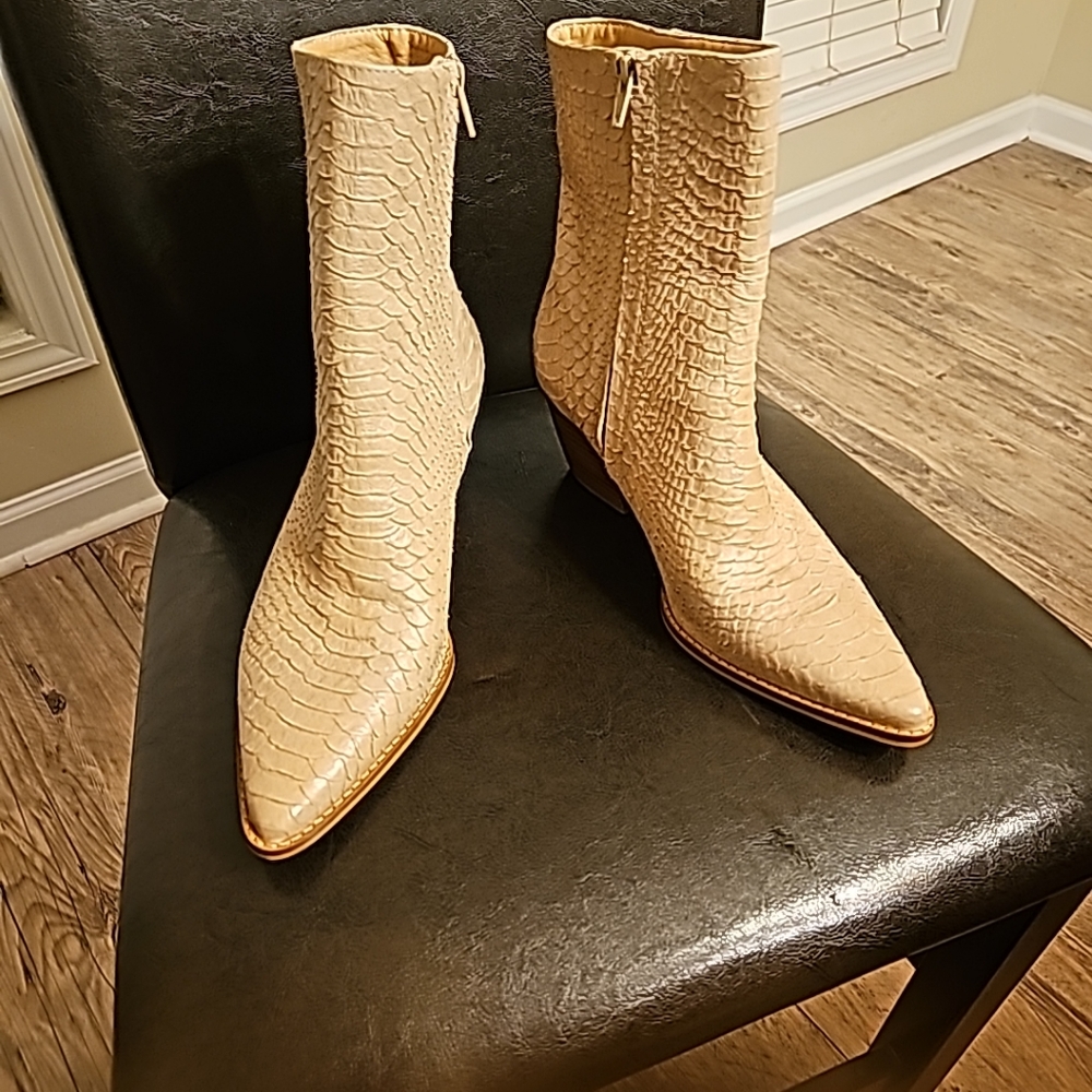 Snake Skin Boots
